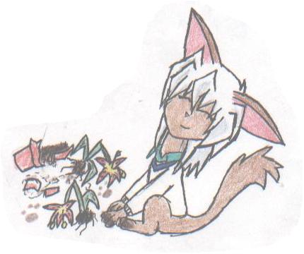 It's a kitty Bakura!