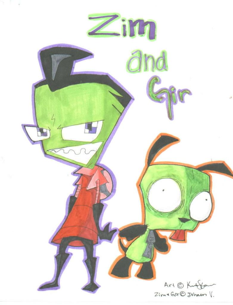 Zim and Gir