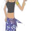 Lexio in a luauish dress