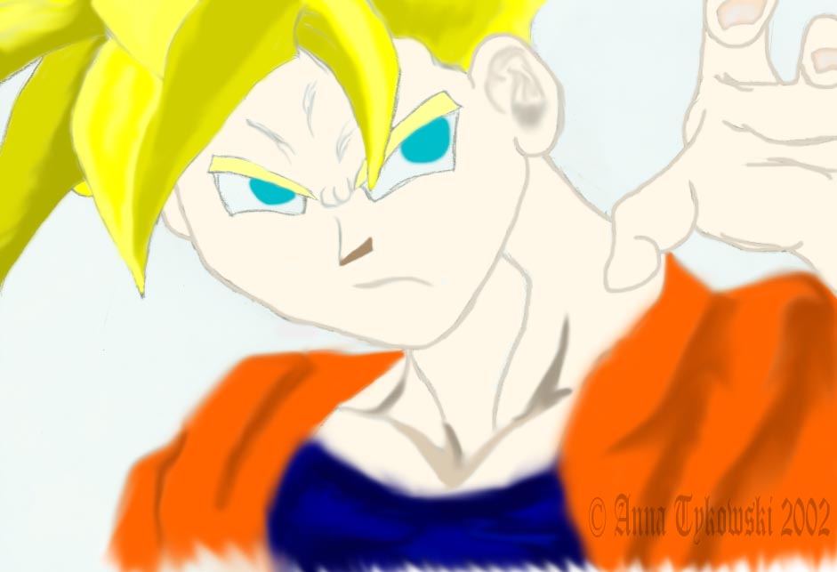 Goten Prepares To Fight (In Color!)