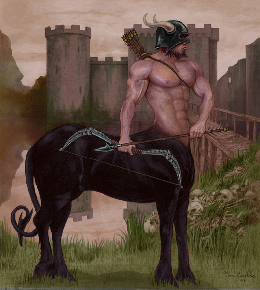 Centaur Scout (colorized)